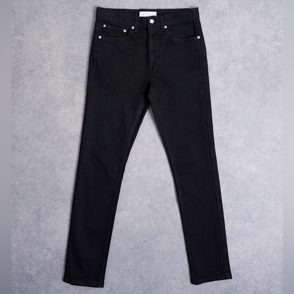 Topman Black Stretch Skinny Jeans 30x30